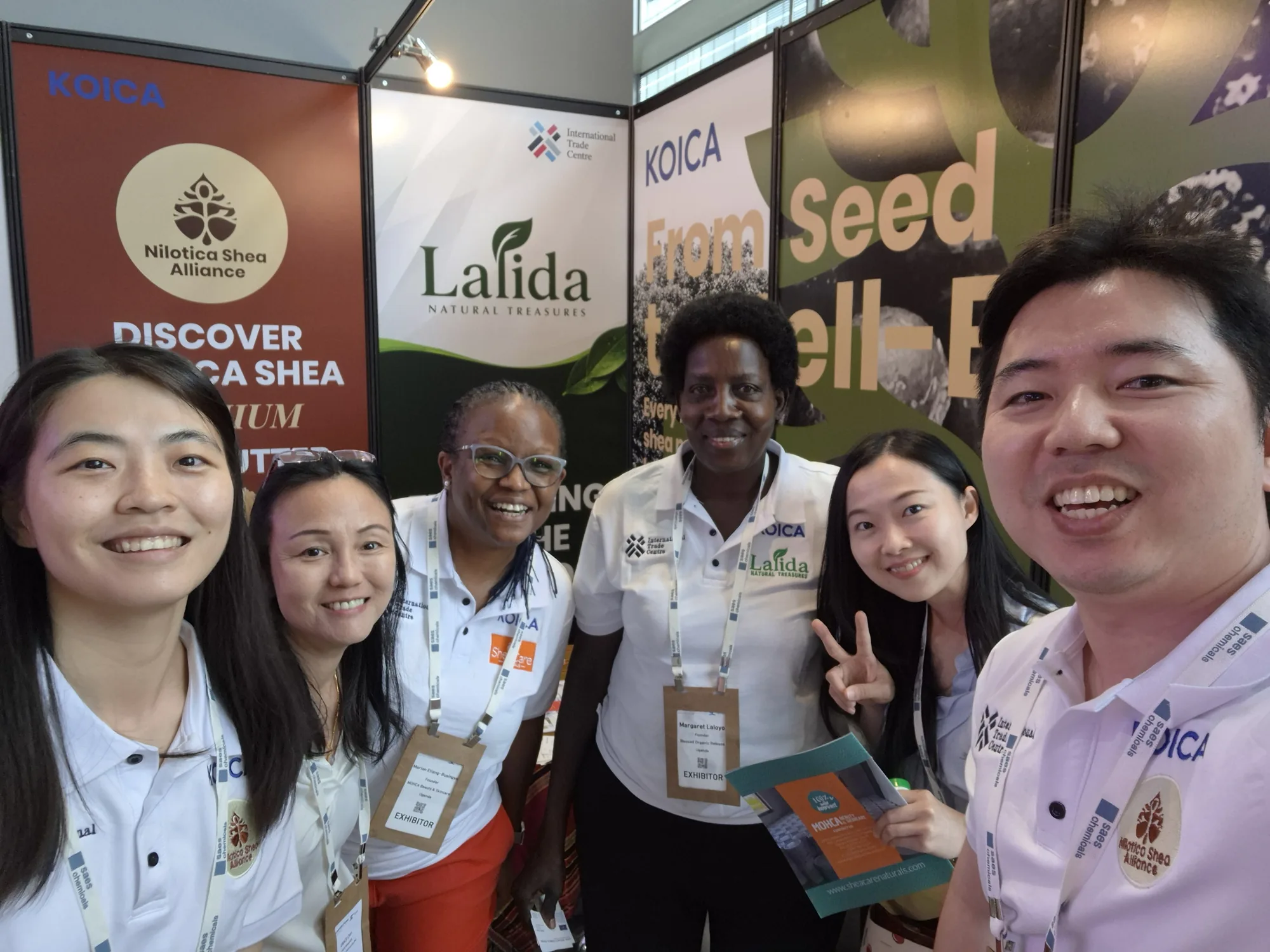 Parallel37 team at an international trade exhibition