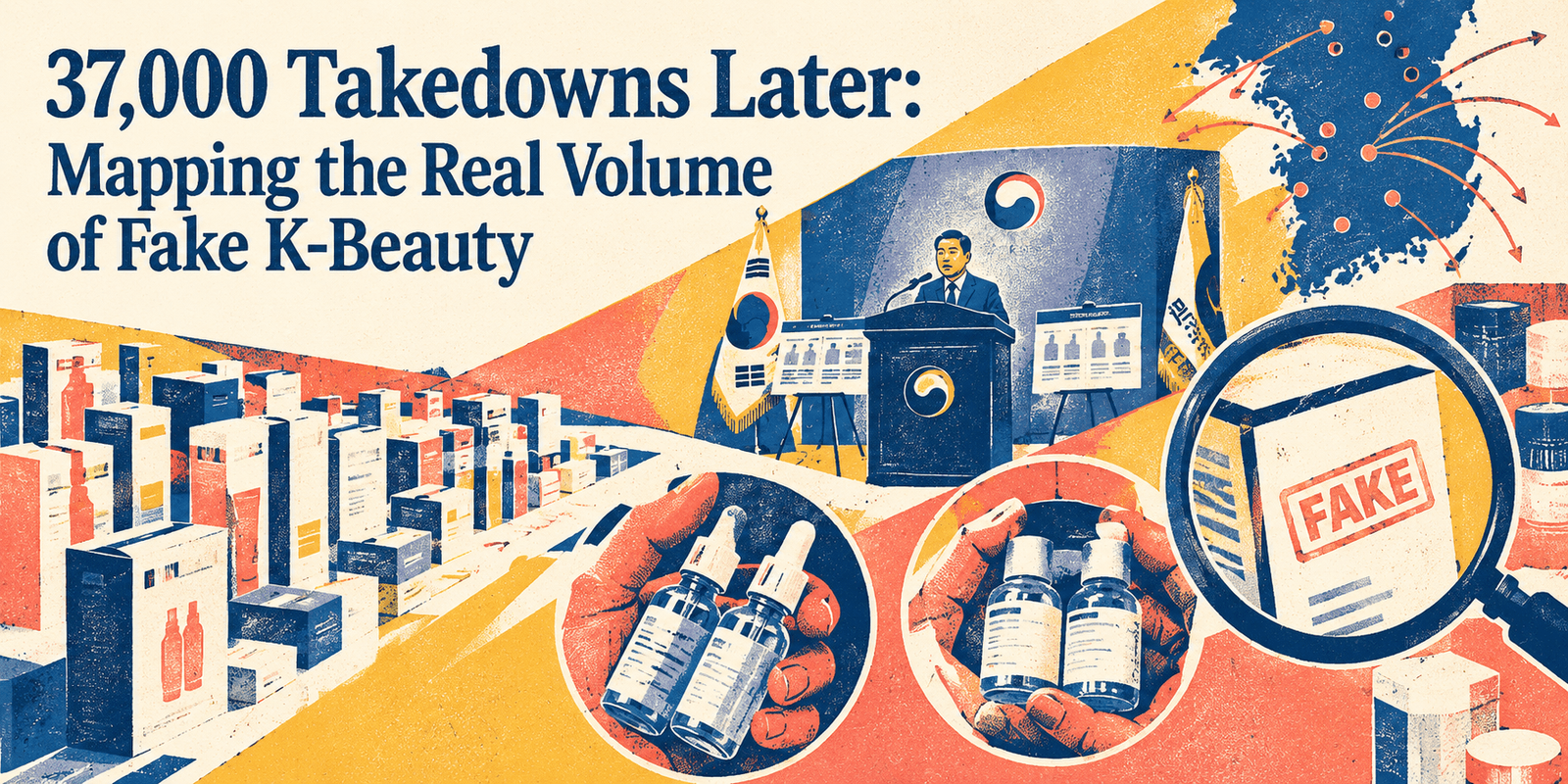 37,000 Takedowns Later: Mapping the Real Volume of Fake K-Beauty