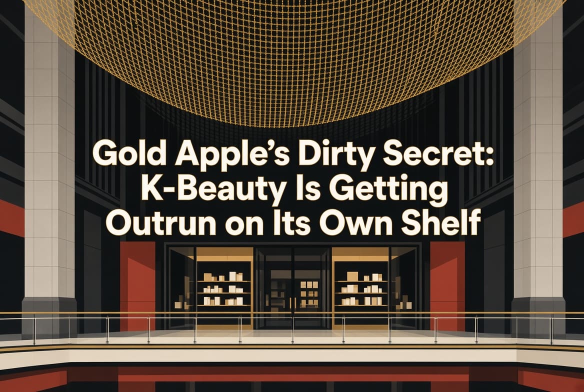 Gold Apple’s Dirty Secret: K-Beauty Is Getting Outrun on Its Own Shelf