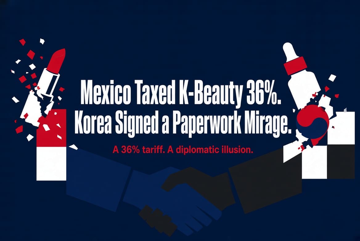 Mexico Taxed K-Beauty 36%. Korea Signed a Paperwork Mirage.